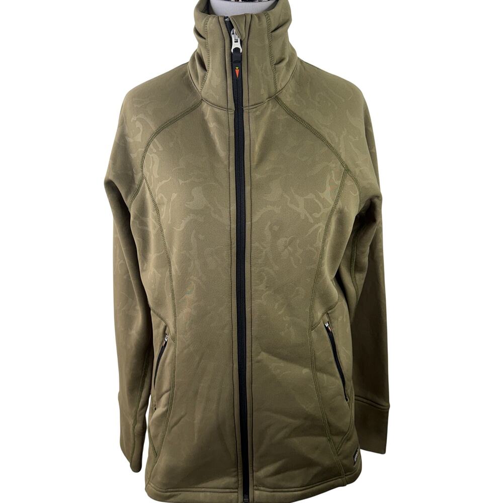 Kerrits Women's Green Horses Print Full Zip Jacket Size Medium